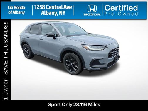 Urban Gray Pearl 2024 Honda HR-V AWD Sport