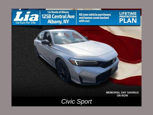 Solar Silver Metallic 2026 Honda Civic Sport