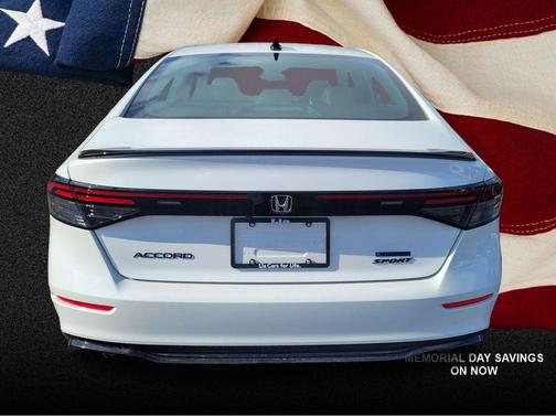 Platinum White Pearl 2026 Honda Accord Hybrid Sport-L
