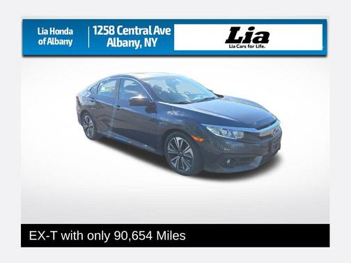 Modern Steel Metallic 2018 Honda Civic EX-T