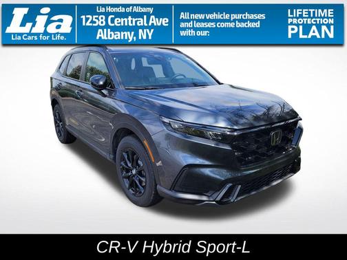 Meteorite Gray Metallic 2026 Honda CR-V Hybrid Sport-L AWD