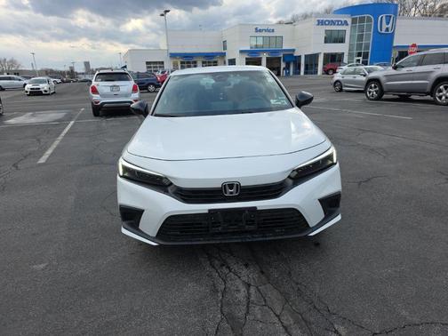 Platinum White Pearl 2024 Honda Civic Sport