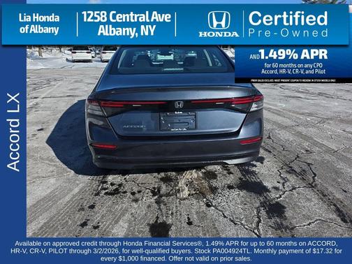 2023 Honda Accord LX 1.5T