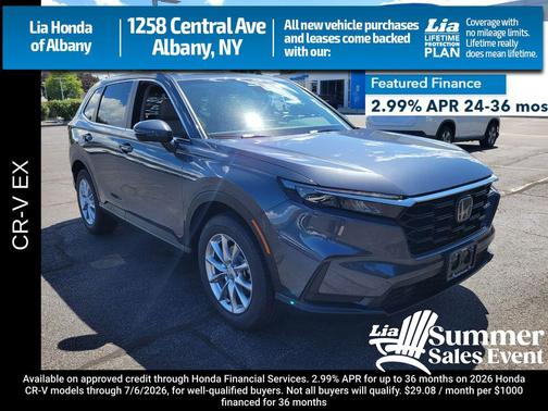 Meteorite Gray Metallic 2026 Honda CR-V EX AWD