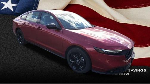 Radiant Red Metallic 2025 Honda Accord SE