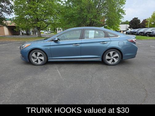 Graphite Blue Pearl 2016 Hyundai SONATA Hybrid Limited
