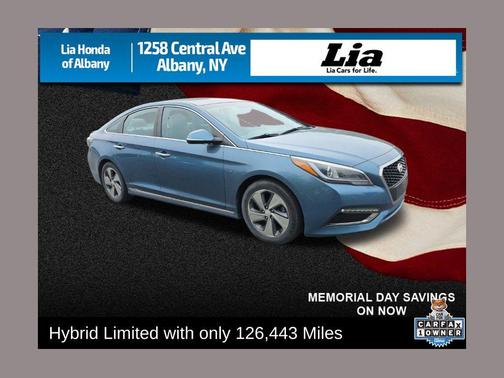 Graphite Blue Pearl 2016 Hyundai SONATA Hybrid Limited