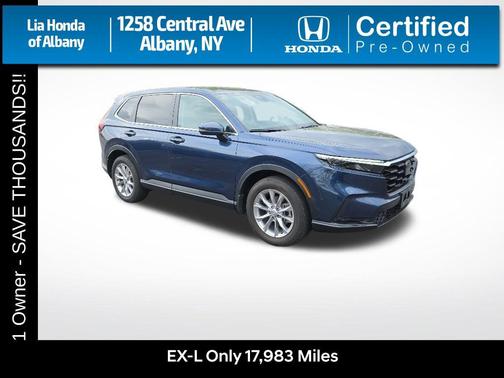 Canyon River Blue Metallic 2024 Honda CR-V EX-L AWD