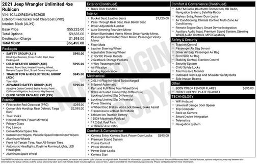 2021 Jeep Wrangler Unlimited 4xe Rubicon