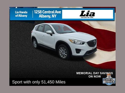 Crystal White Pearl Mica 2016 Mazda CX-5 Sport