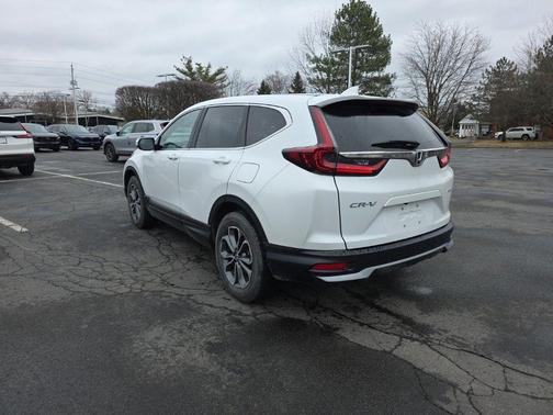 Platinum White Pearl 2021 Honda CR-V AWD EX-L