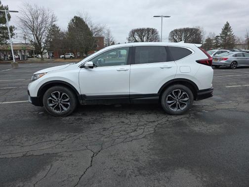 Platinum White Pearl 2021 Honda CR-V AWD EX-L