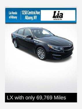 Ebony Black 2018 Kia Optima LX