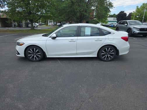 Platinum White Pearl 2023 Honda Civic EX