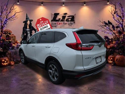 Platinum White Pearl 2019 Honda CR-V EX