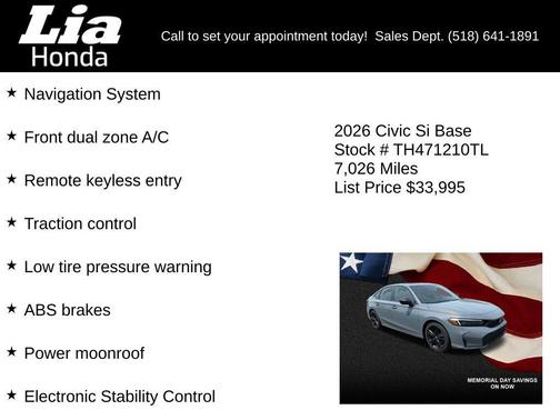 Urban Gray Pearl 2026 Honda Civic Si Base