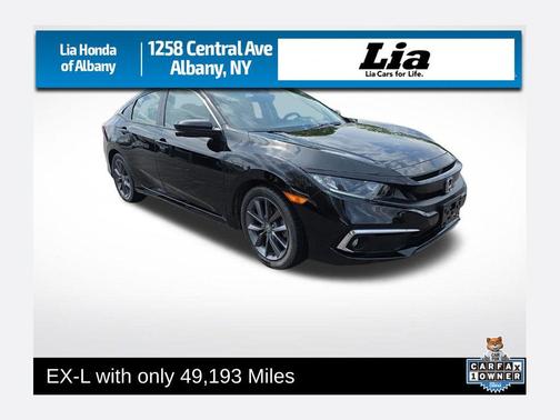 Crystal Black Pearl 2021 Honda Civic EX-L