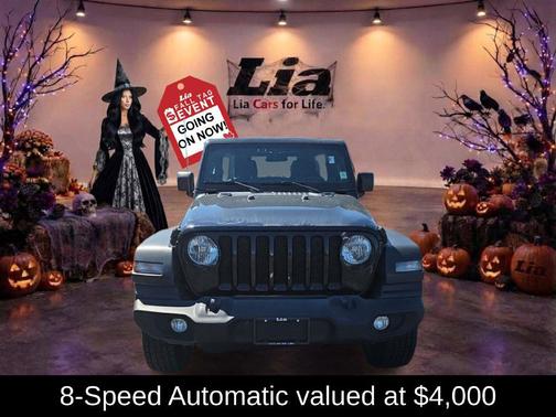 Black Clearcoat 2022 Jeep Wrangler Unlimited Sport