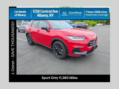 Milano Red 2025 Honda HR-V AWD Sport