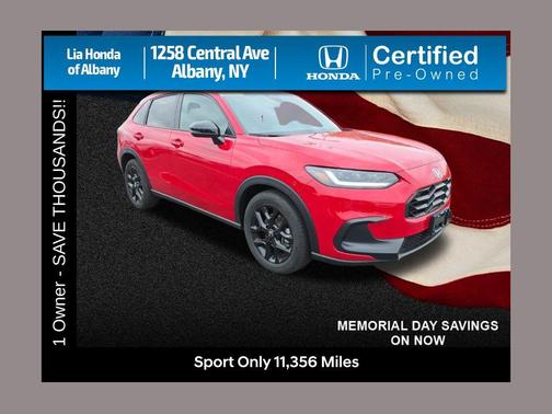 Milano Red 2025 Honda HR-V AWD Sport