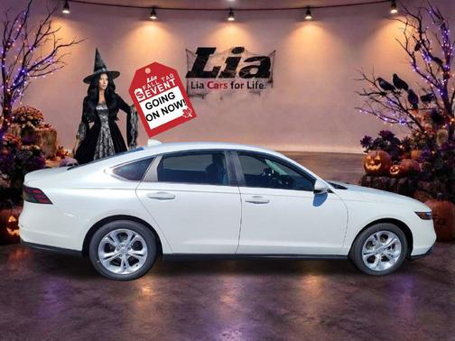 Platinum White Pearl 2026 Honda Accord LX 1.5T