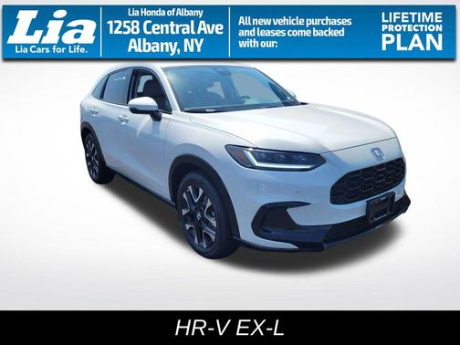 Platinum White Pearl 2026 Honda HR-V EX-L