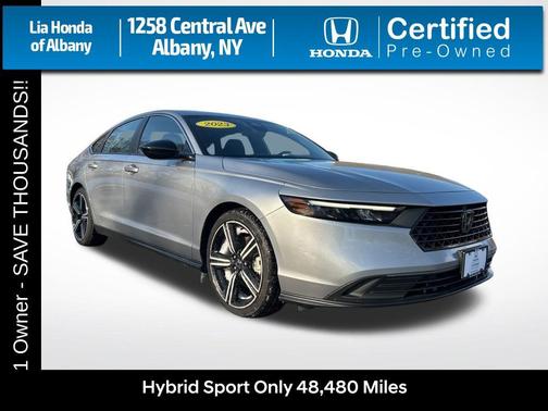 Lunar Silver Metallic 2023 Honda Accord Hybrid Sport