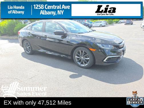 Crystal Black Pearl 2021 Honda Civic EX