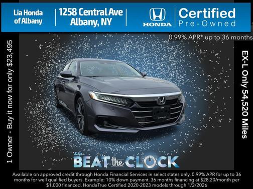 2022 Honda Accord EX-L 1.5T