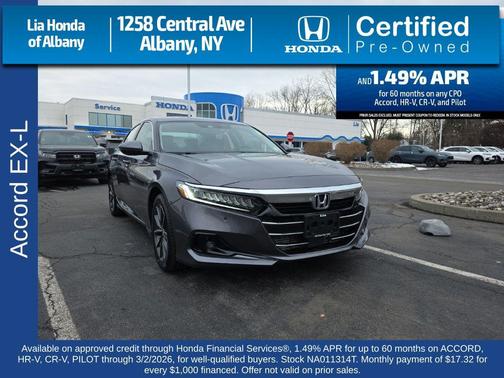 2022 Honda Accord EX-L 1.5T