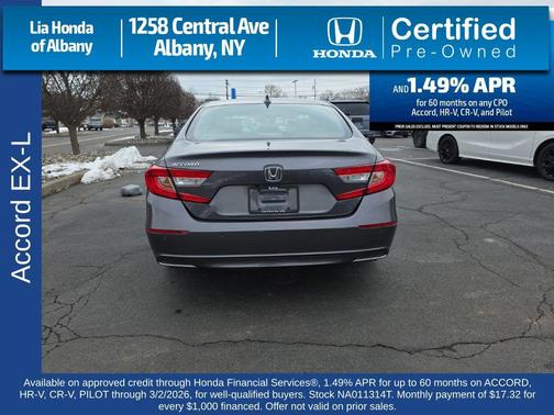 2022 Honda Accord EX-L 1.5T