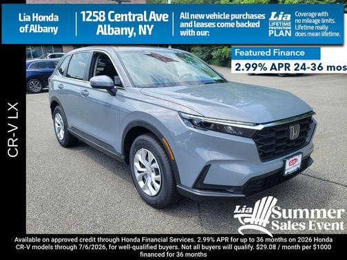 Urban Gray Pearl 2026 Honda CR-V LX AWD
