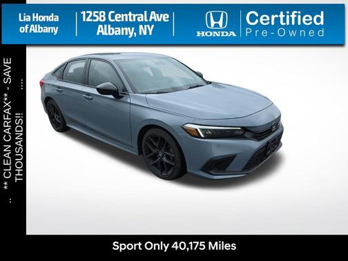 Sonic Gray Pearl 2023 Honda Civic Sport