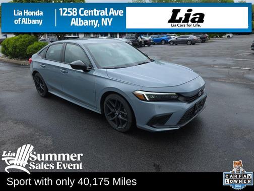 Sonic Gray Pearl 2023 Honda Civic Sport