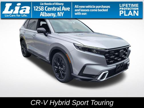 Solar Silver Metallic 2026 Honda CR-V Hybrid Sport Touring AWD