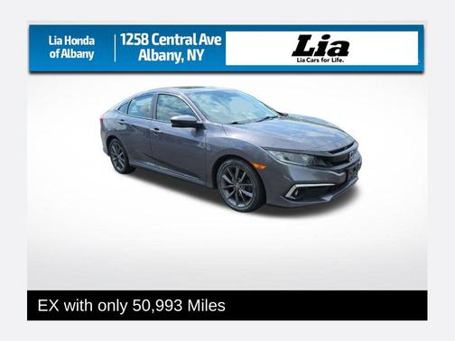 Modern Steel Metallic 2020 Honda Civic EX