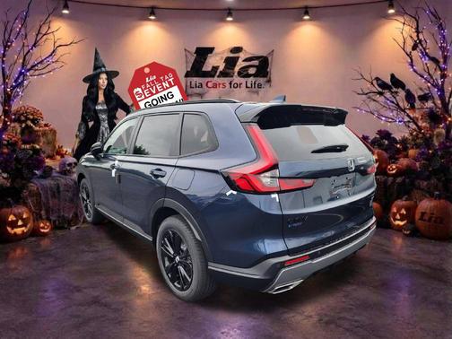 Canyon River Blue Metallic 2027 Honda CR-V Hybrid Sport Touring AWD