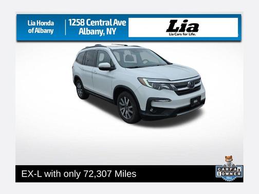 Platinum White Pearl 2020 Honda Pilot EX-L