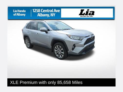 Silver Sky Metallic 2021 Toyota RAV4 XLE Premium