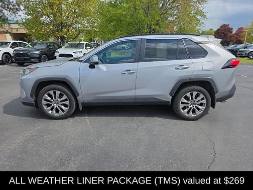Silver Sky Metallic 2021 Toyota RAV4 XLE Premium