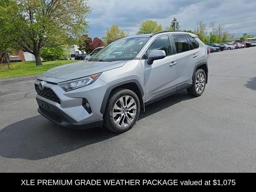 Silver Sky Metallic 2021 Toyota RAV4 XLE Premium