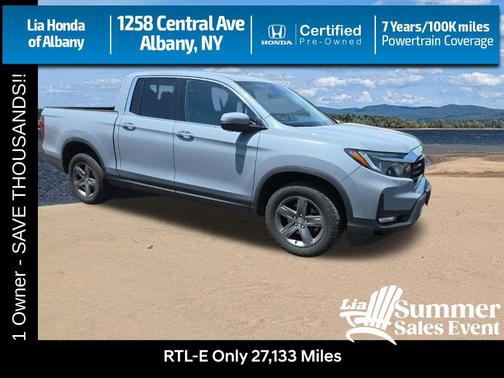Sonic Gray Pearl 2023 Honda Ridgeline RTL-E