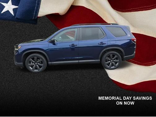 Obsidian Blue Pearl 2023 Honda Pilot AWD Sport