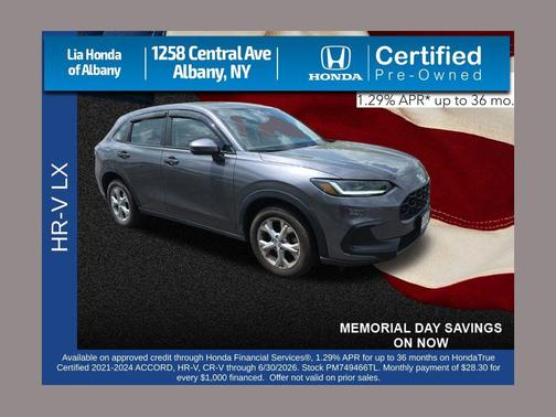Modern Steel Metallic 2023 Honda HR-V LX