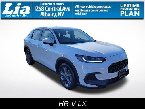 Platinum White Pearl 2026 Honda HR-V LX