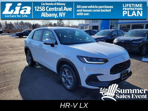 Platinum White Pearl 2026 Honda HR-V LX