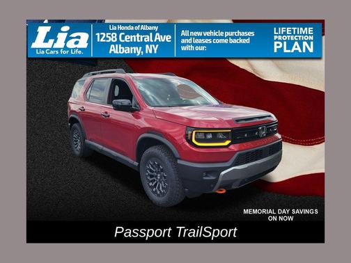 Radiant Red Metallic II 2026 Honda Passport AWD TrailSport