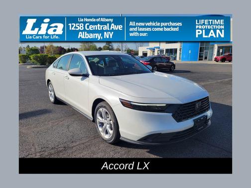 Platinum White Pearl 2026 Honda Accord LX 1.5T