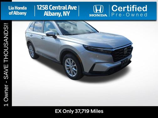 Lunar Silver Metallic 2024 Honda CR-V EX AWD