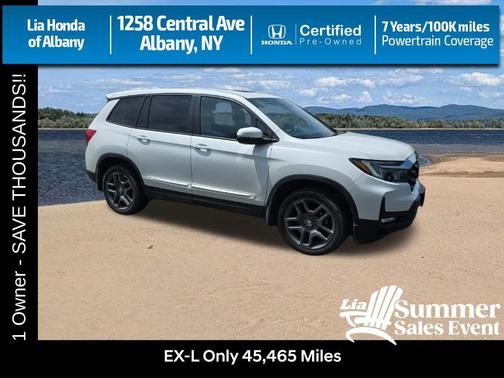 Platinum White Pearl 2023 Honda Passport AWD EX-L